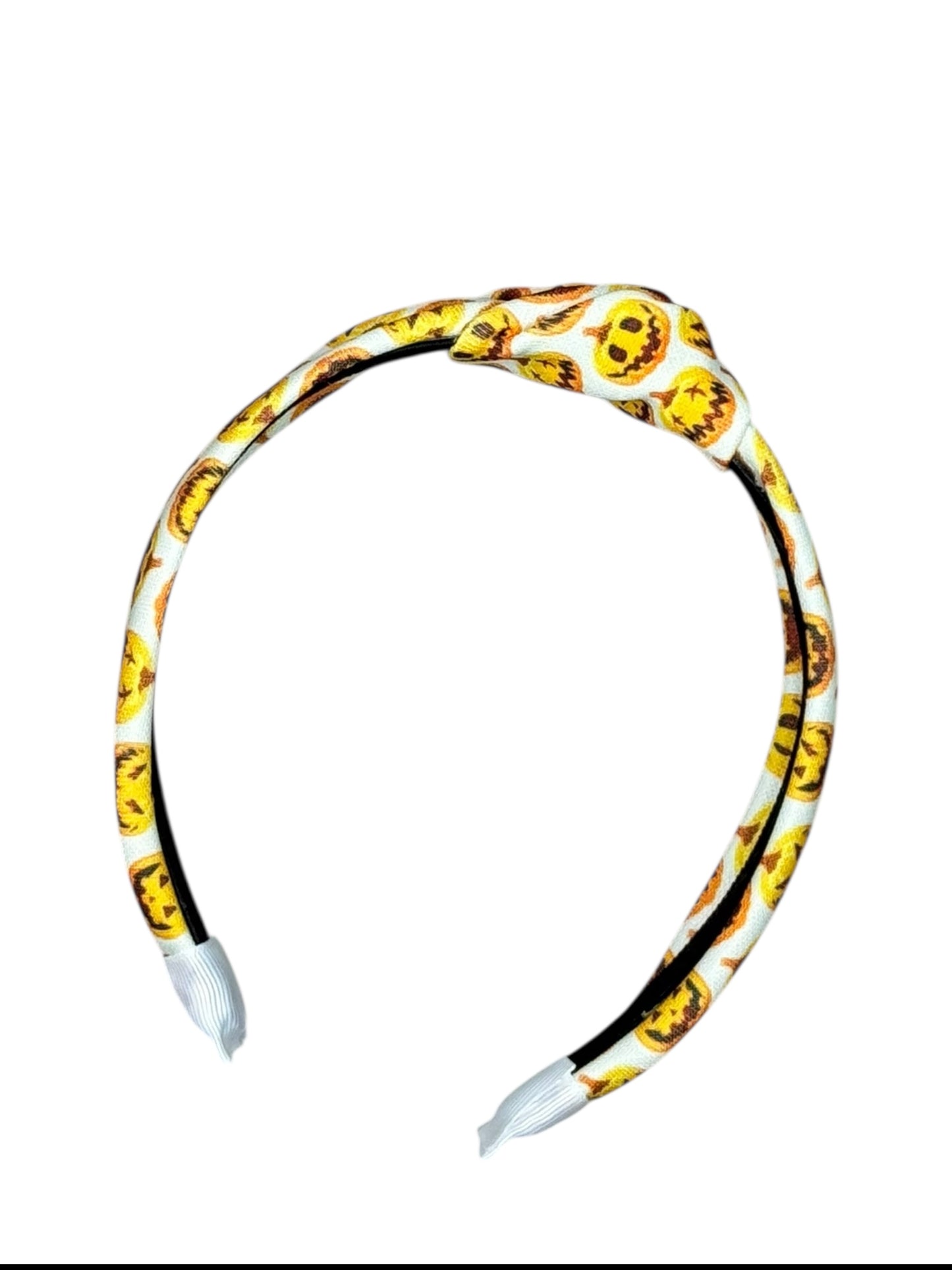 Whimsical Carved Pumpkin Festive Fall Season Headband