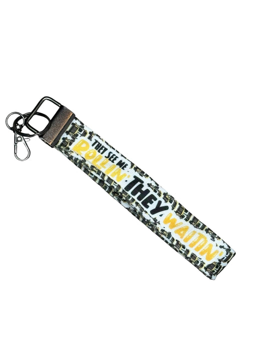 Funny Bus Driver Keychain | School Bus Driver Gift | They See Me Rollin’ Keychain | Bus Driver Appreciation Gift | End of Year Gift for Drivers