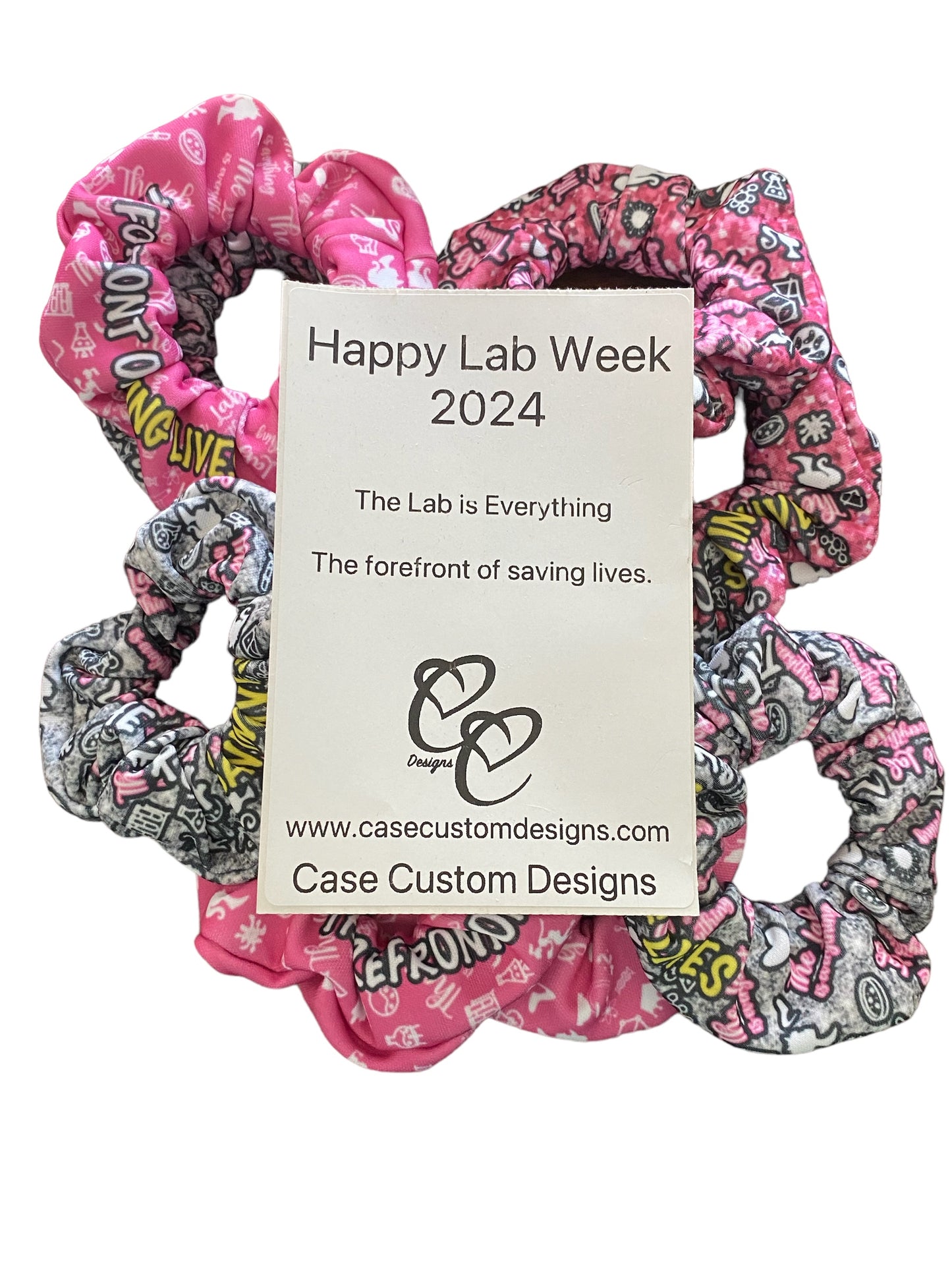 2024 Lab Week Scrunchies