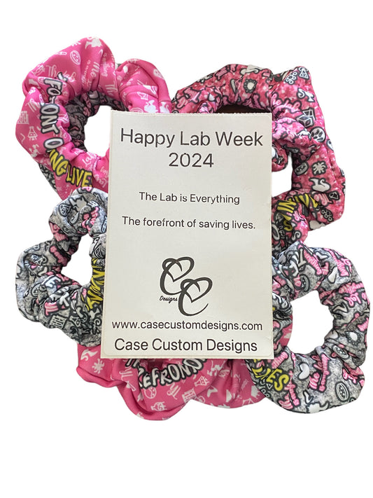 2024 Lab Week Scrunchies