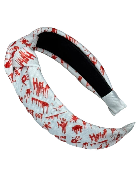 Gruesome Crimson Bloodstain Elegance Headband