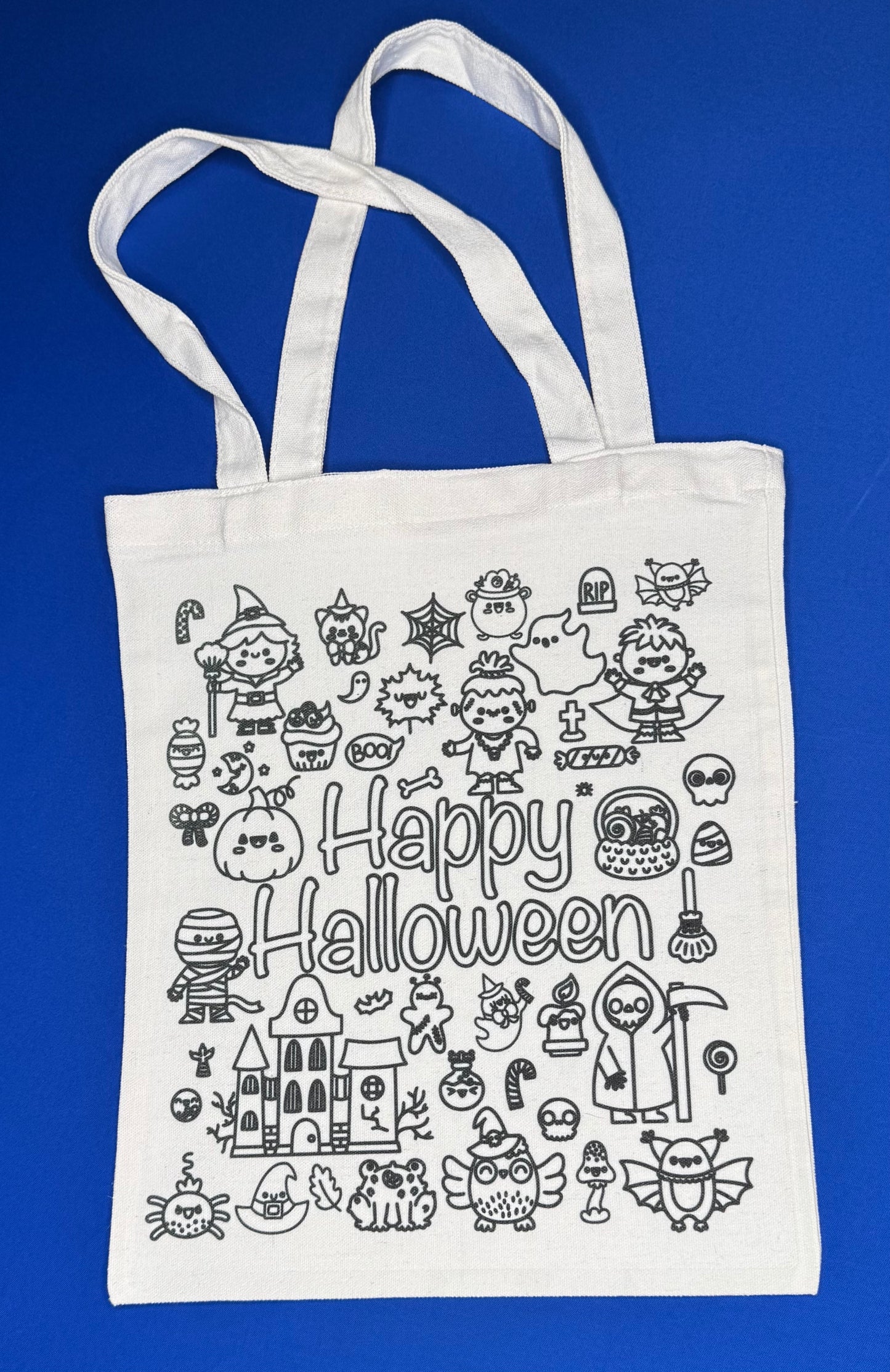 Halloween Treat Bags - Color Your Own Halloween Trick or Treat Bag