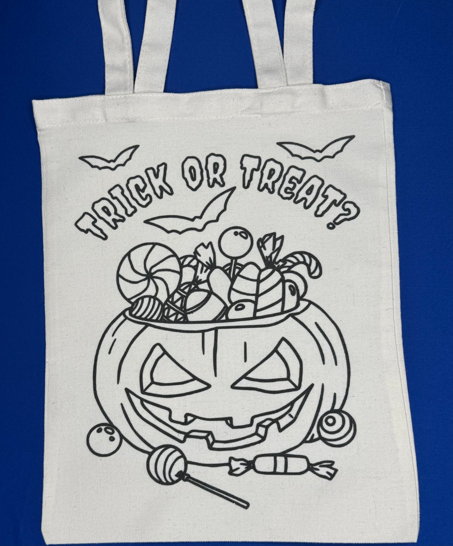 Halloween Treat Bags - Color Your Own Halloween Trick or Treat Bag