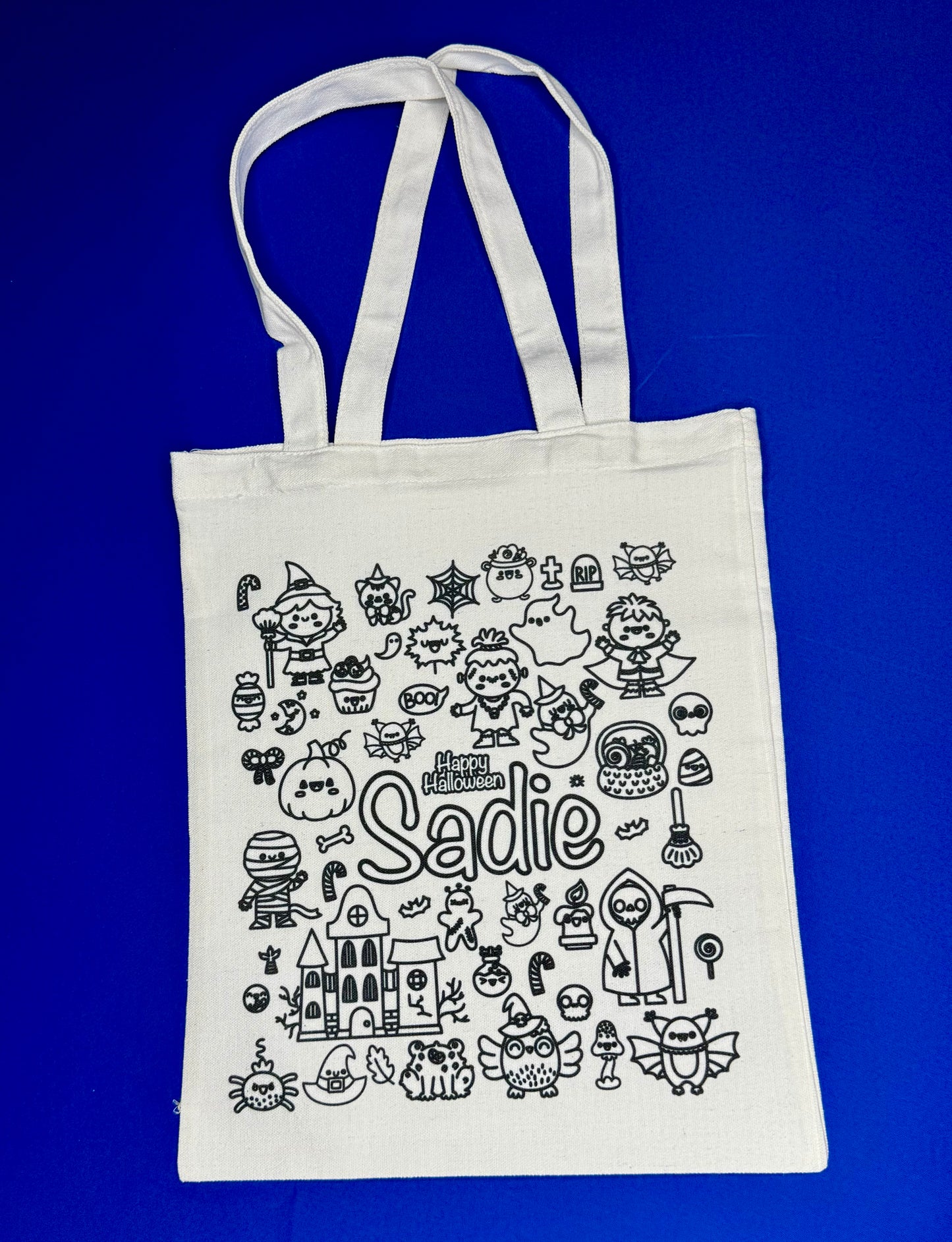 Halloween Treat Bags - Color Your Own Halloween Trick or Treat Bag