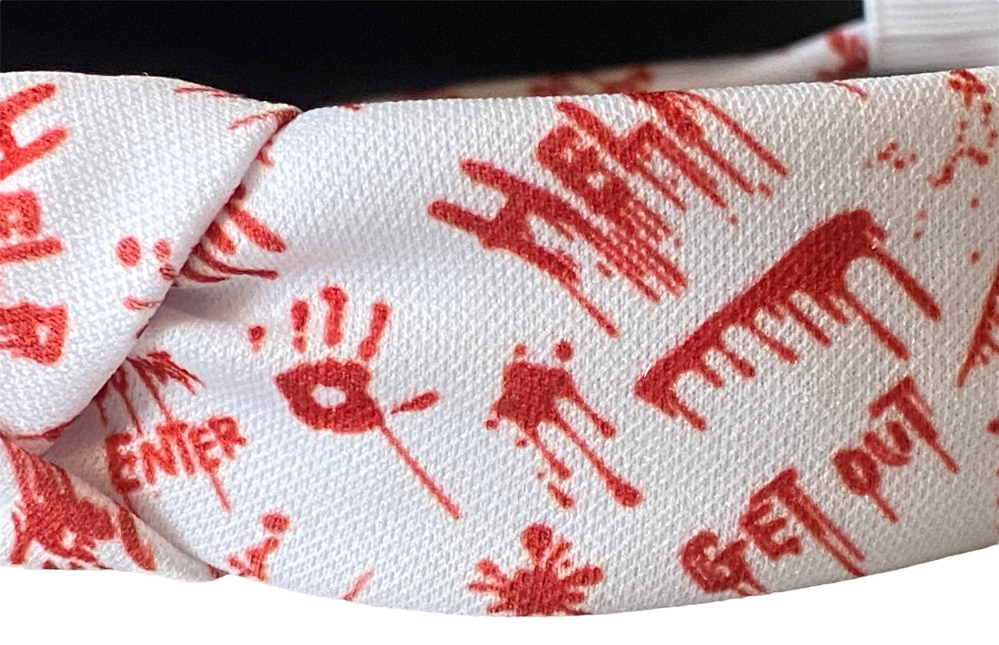 Gruesome Crimson Bloodstain Elegance Headband
