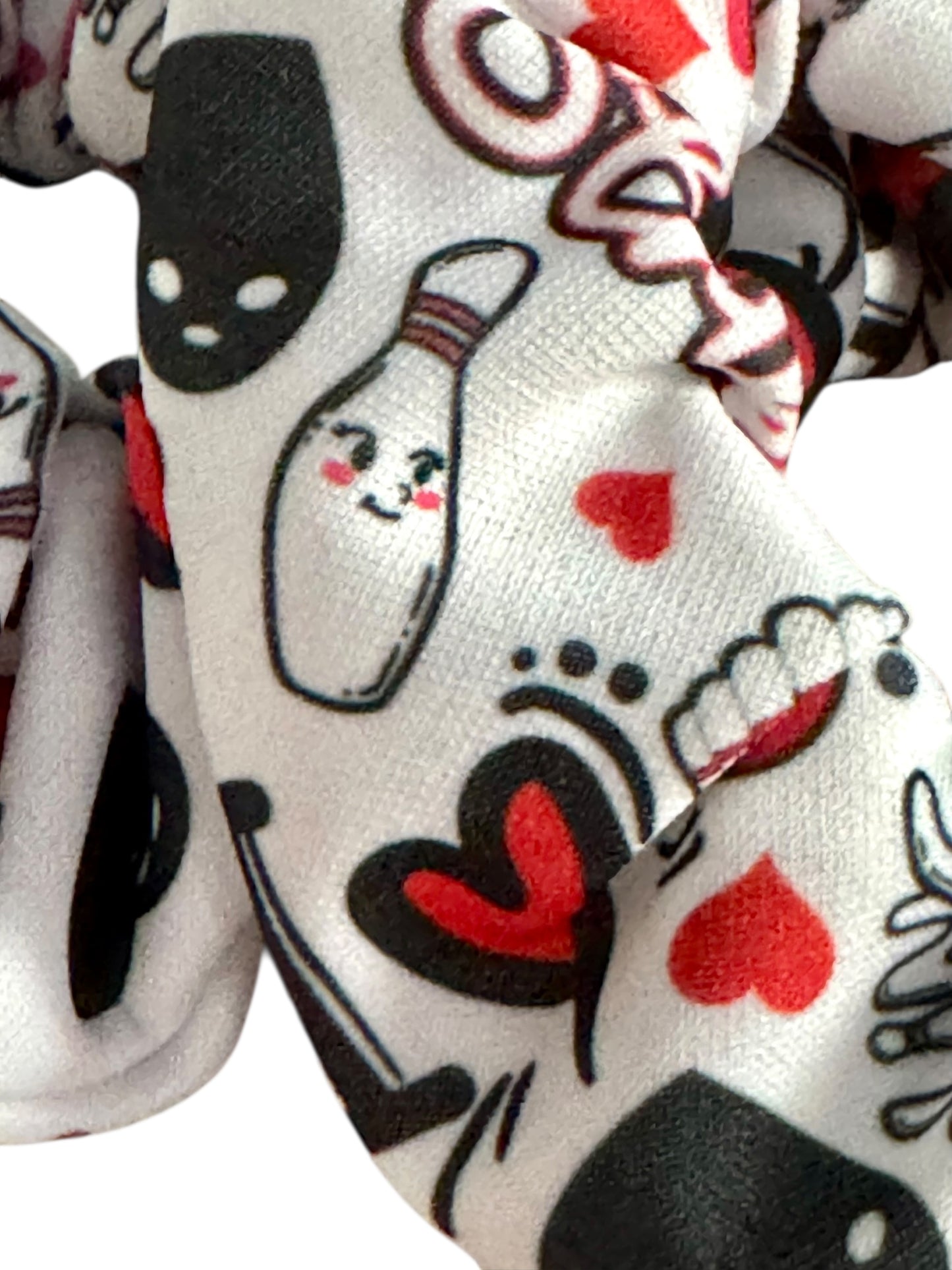 Stylish Bowling-Themed Hair Accessories: Headband & Scrunchie Set for Women, Girls, Teams & Enthusiasts