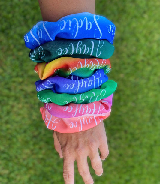 Name Scrunchies, Each Item is one Custom Name Scrunchy, Novelty name Scrunchy
