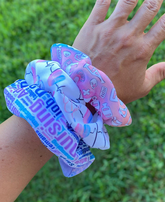 Nursing scrunchies, Scrunchy for Nurses, Gift for Nurses, Nursing Graduation Scrunchies, Gift to thank a nurse