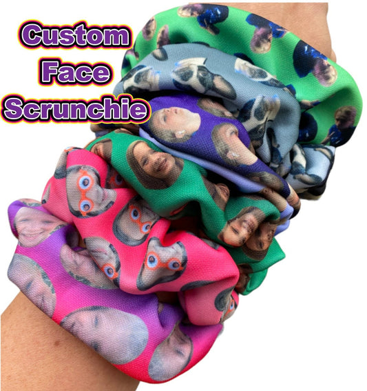 Personalized Face Scrunchies: Hilarious Novelty Hair Accessories for Unique Gifts & Fun Fashion