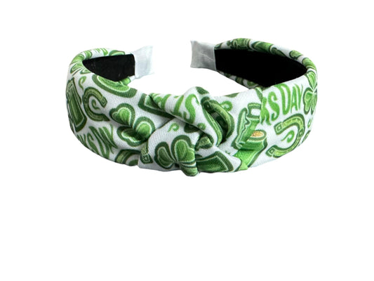 St. Patrick’s Day Headband, Cute green Themed Headband for Girls, Luck of the Irish Fashion