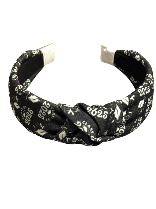 Class of 2025 Headband, Printed Headband for Graduation, Senior 2025, Gift for Seniors, Hair accessories for senior girls, Graduation Hair Style
