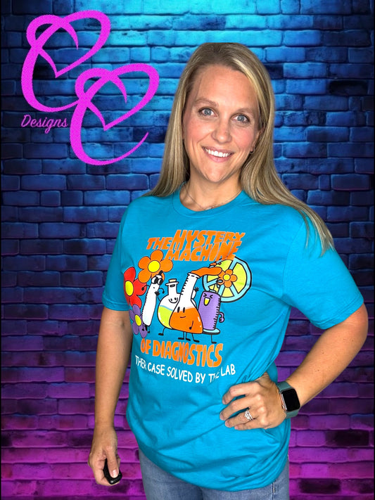 Lab Week Shirt; The Mystery Machine of Diagnostics, Another Case Solved by the Lab
