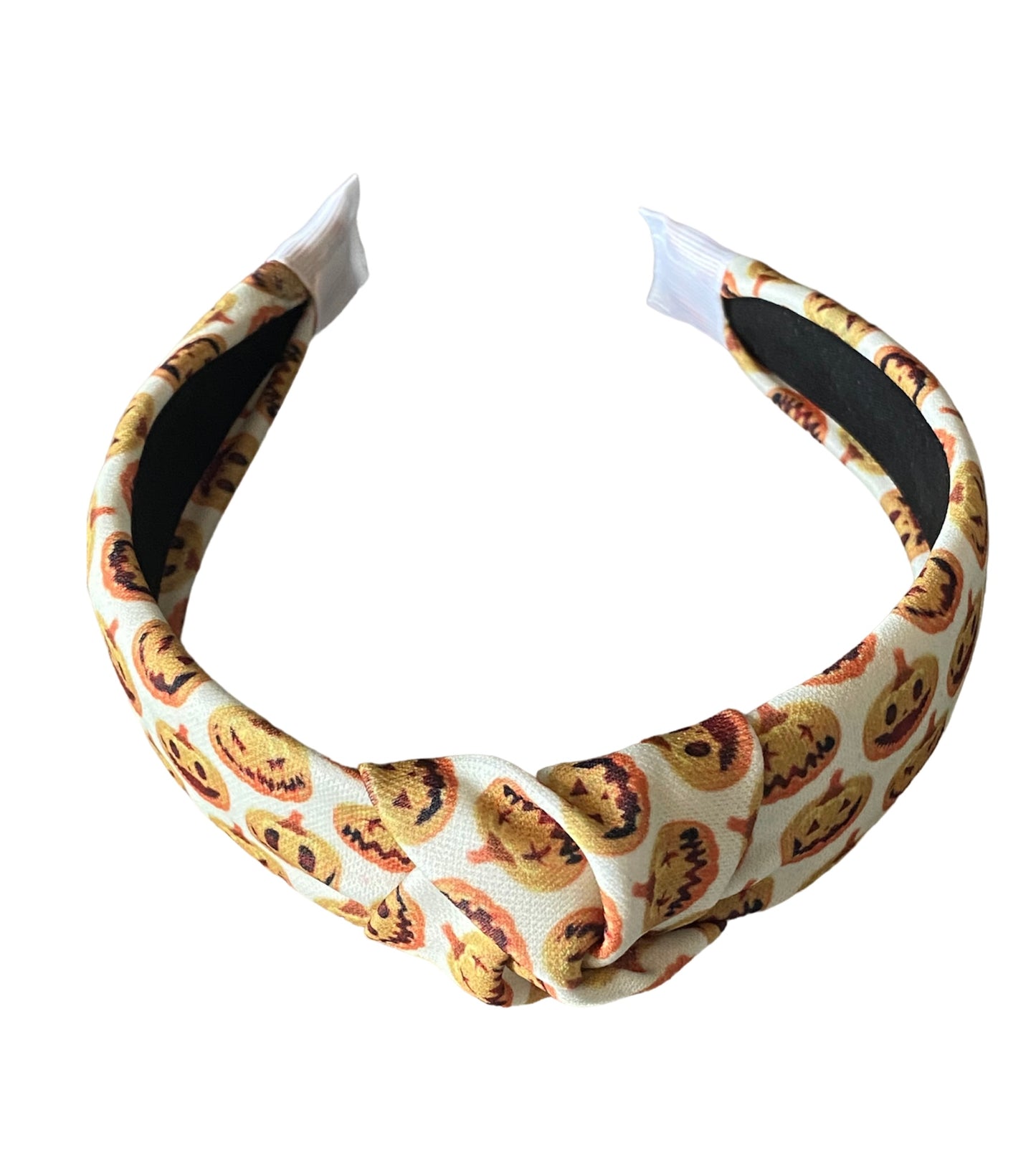 Whimsical Carved Pumpkin Festive Fall Season Headband