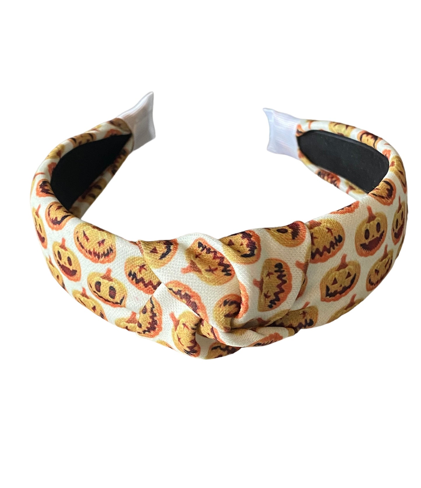 Whimsical Carved Pumpkin Festive Fall Season Headband