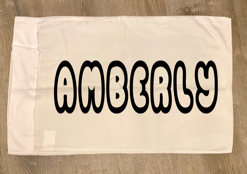 Name Pillow Case Coloring Activity