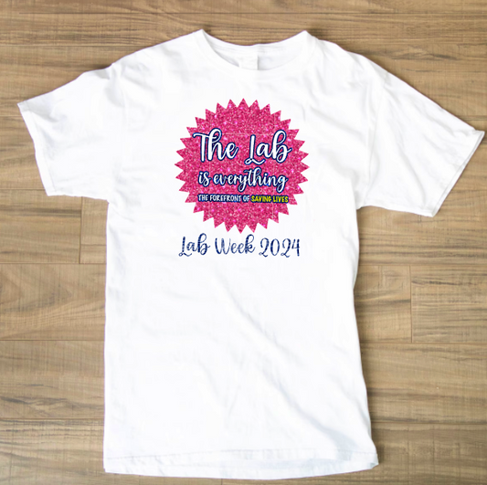 Lab Week 2024 Official Themed Apparel: Fashion Forward T-Shirts Leading the Way in Life-Saving Style!