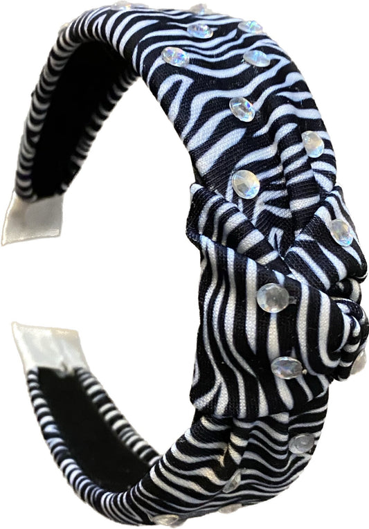 Zebra Headband, Animal Print Headband