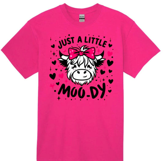 Cute shirt for girls; Moody toddler shirt; perfect shirt for kids; Cow shirt for kids; Rodeo shirt for kids