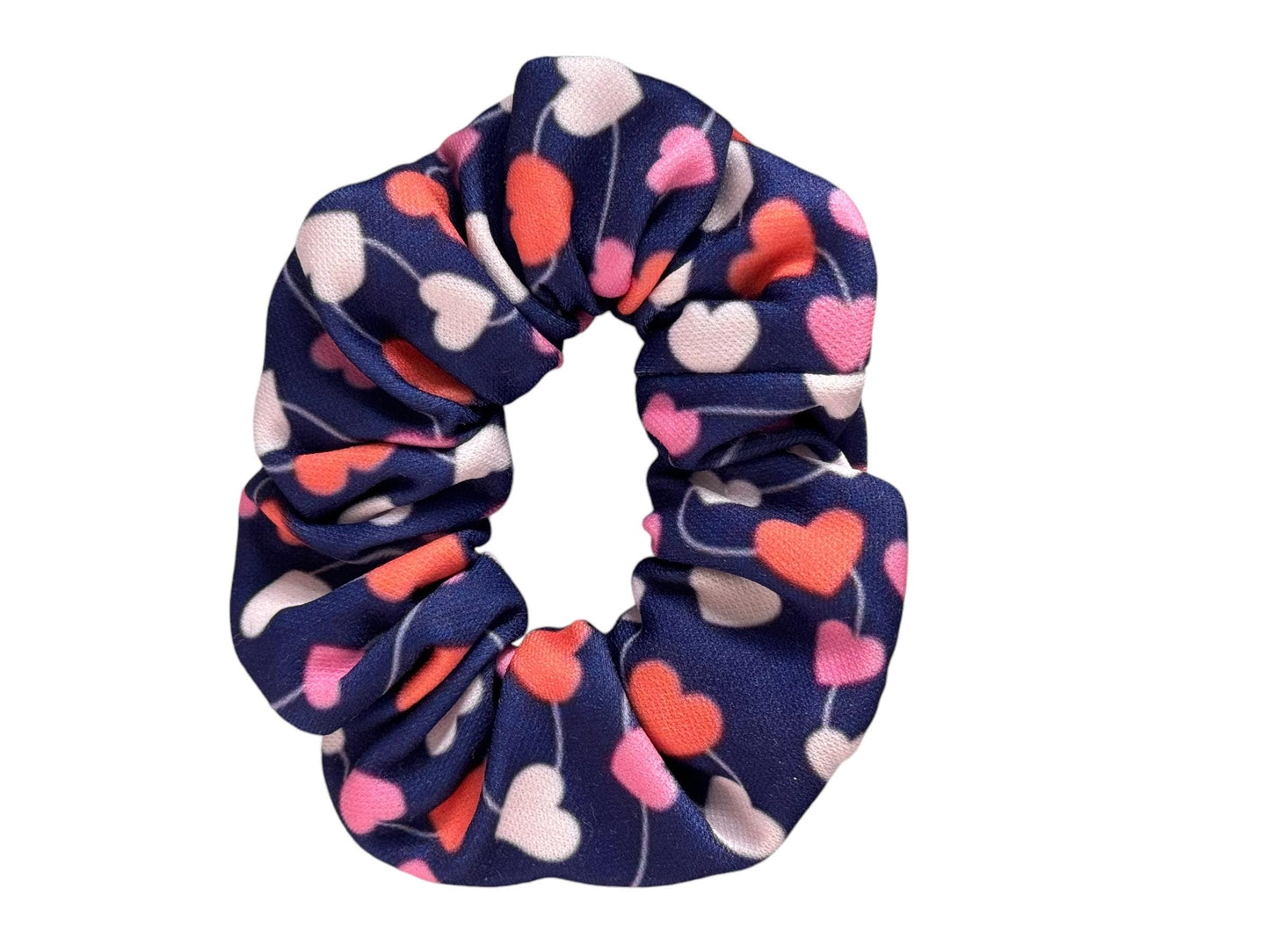 Bumble Bee and Hearts Valentine’s Day scrunchies (set of 3); Valentine’s Day gift for girls; Cute scrunchies for girls